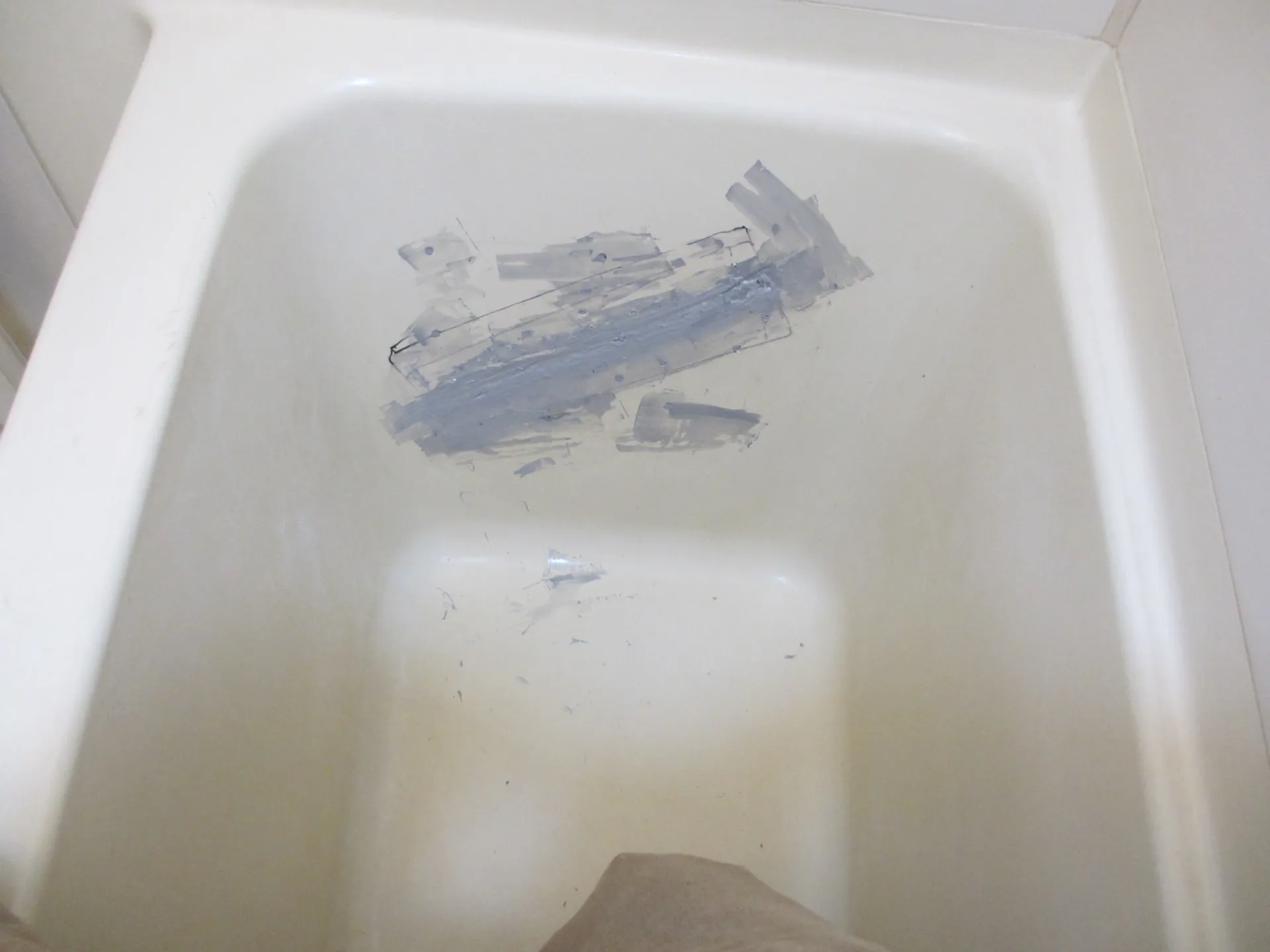 浴槽ひび割れ補修カラーコーティング塗装